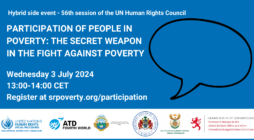Participation of people in poverty: The secret weapon in the fight against poverty